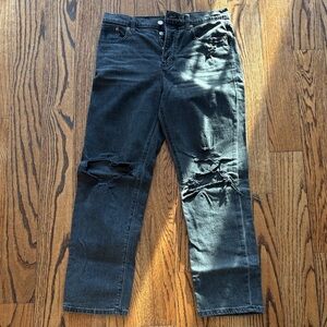 Lucky Brand Distressed Black Jeans